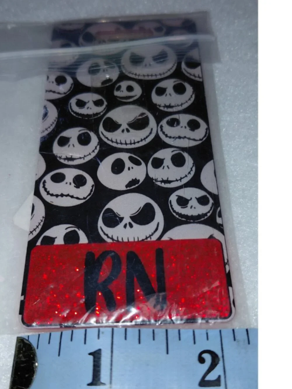 Nightmare Before Christmas Jack Skellington Badge Buddy Lot of 4 NWOT